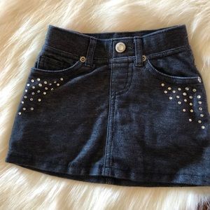 Adorable Denim Skort, 2T